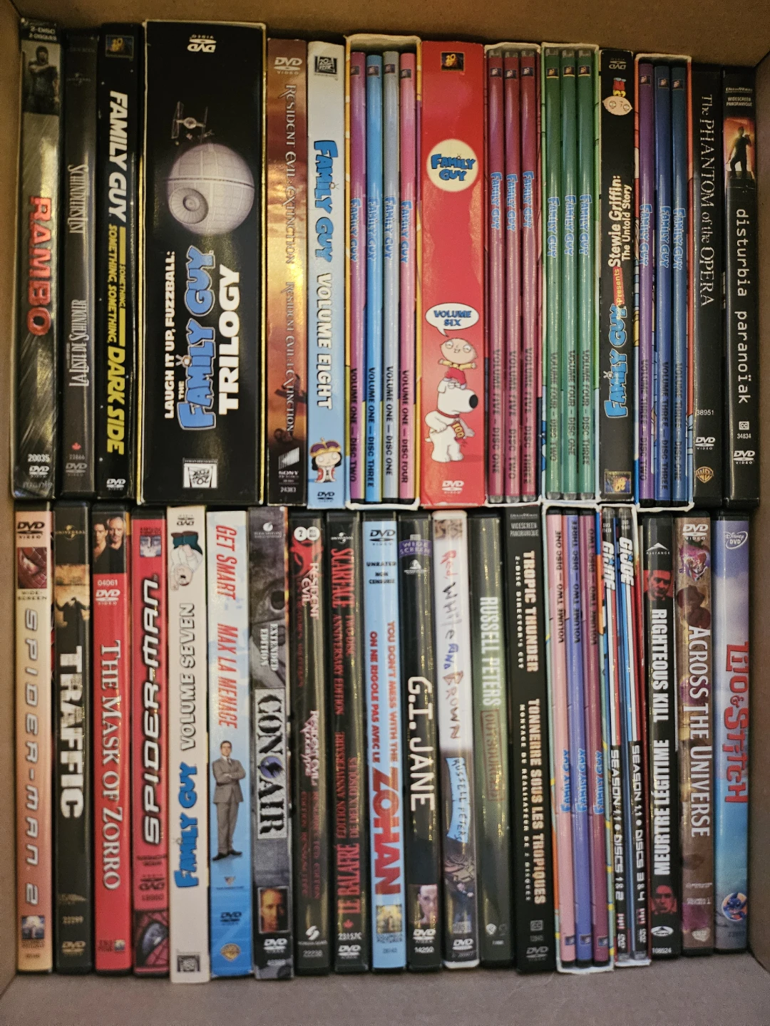 Box of DVDs - Family Guy, Spider-Man, and More! - photo 2