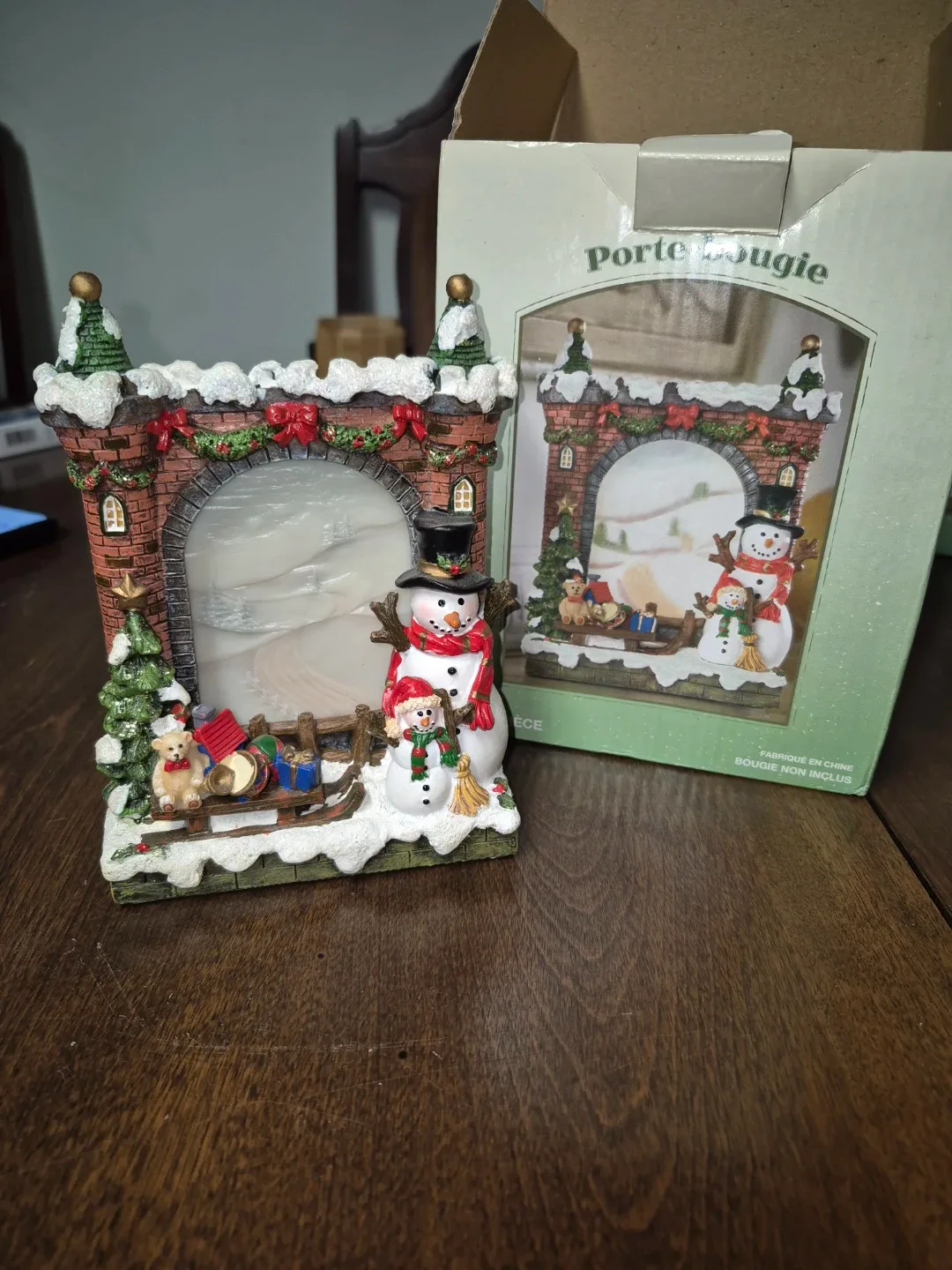 Snowman Candle Holder with Box image indicator(2)