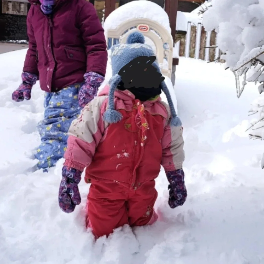 Gagou Tagou 24M Snowsuit - Pink & White image indicator(5)