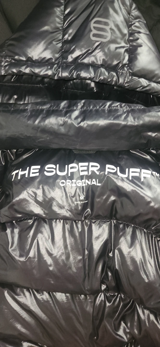 Super Puff Original Black Jacket - Size M