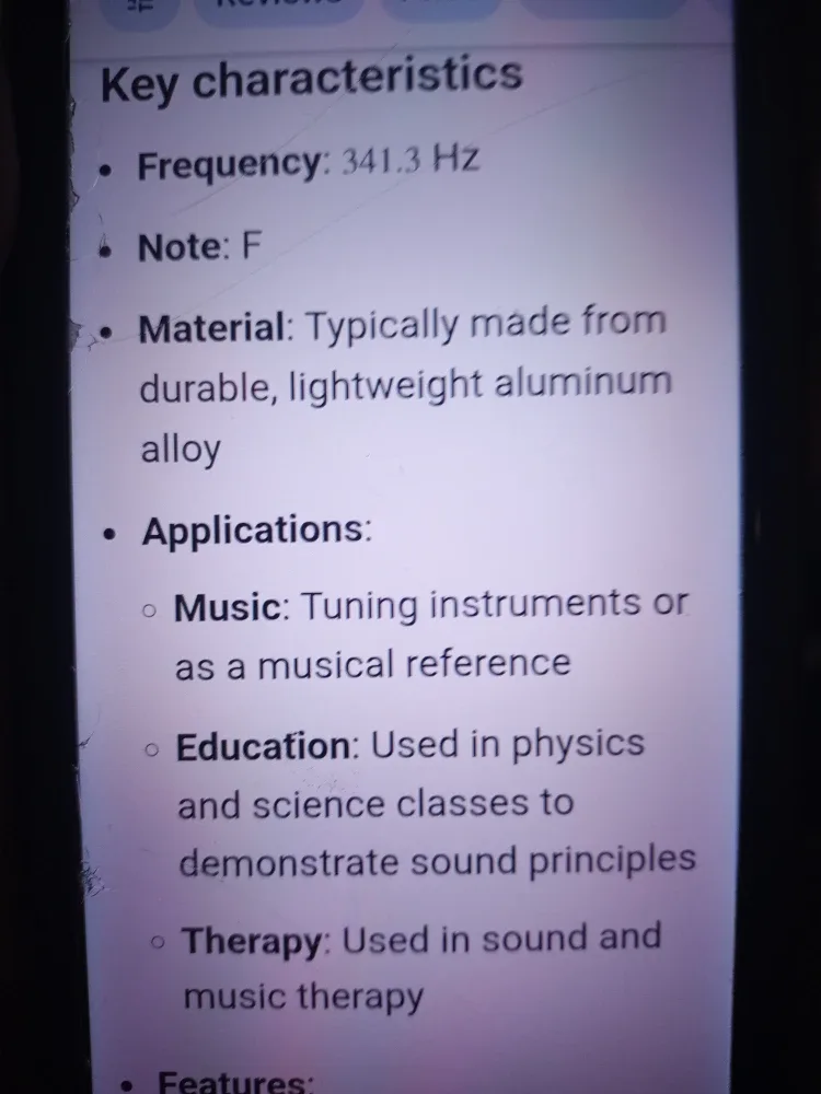 Tunning Fork 341.3 Hz - F Note - By Cenco image indicator(6)