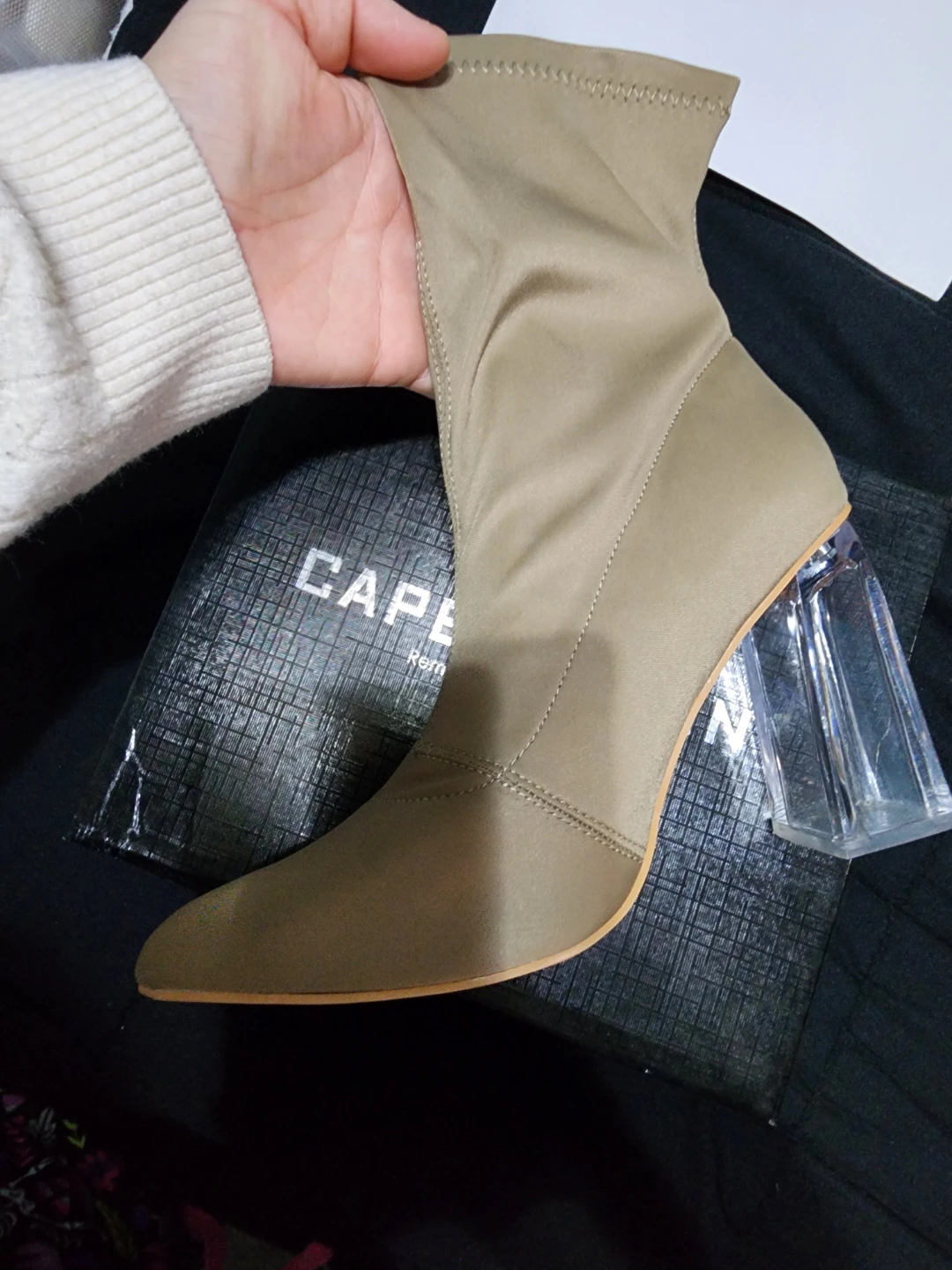 Cape Robbin Comfort Heel Booties - Size 7.5 - photo 2