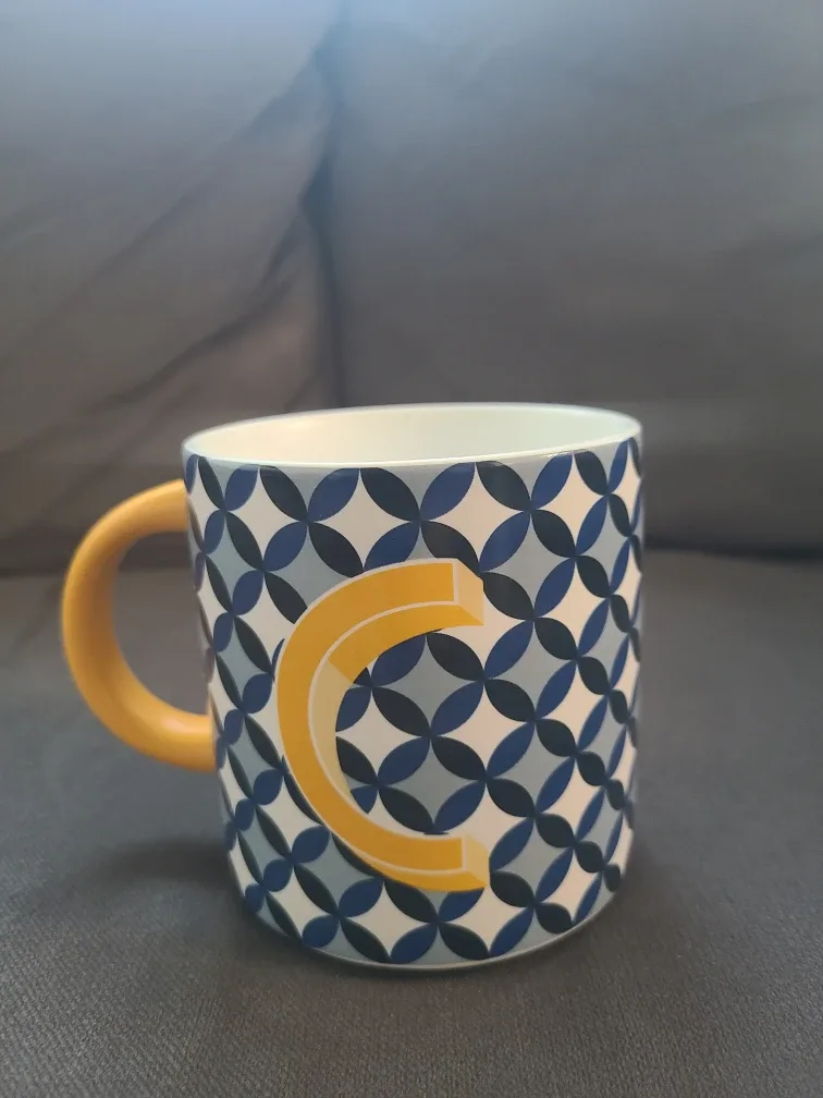 Indigo OUI Monogram "C" Mug ☕️ #Cleanout ♻️