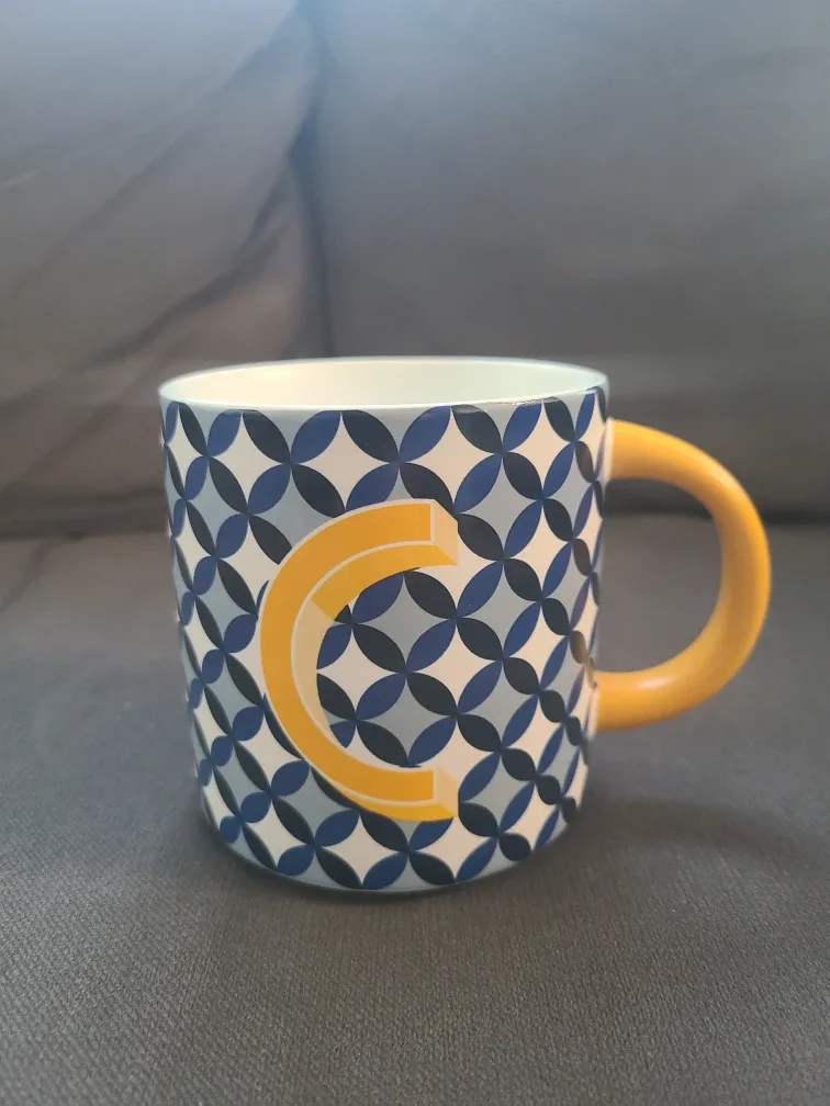 Indigo OUI Monogram "C" Mug ☕️ #Cleanout ♻️ image indicator(2)