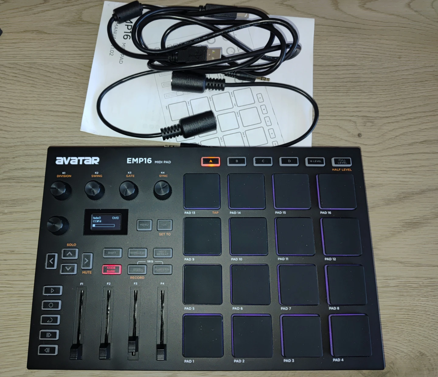 Avatar EMP16 Easy MIDI Pad Controller - photo 2