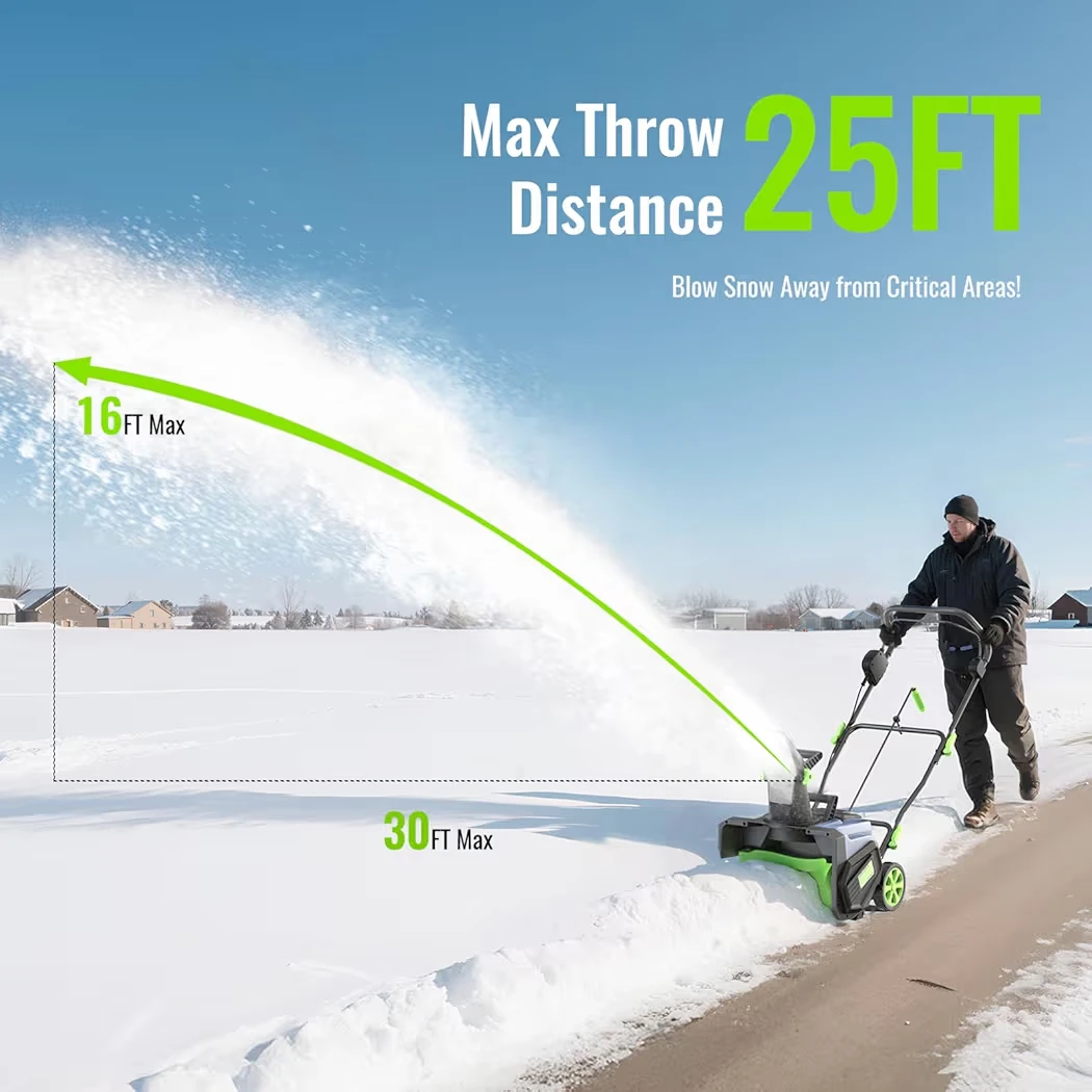 Greenworks 19-Inch Cordless Snow Shovel - photo 2
