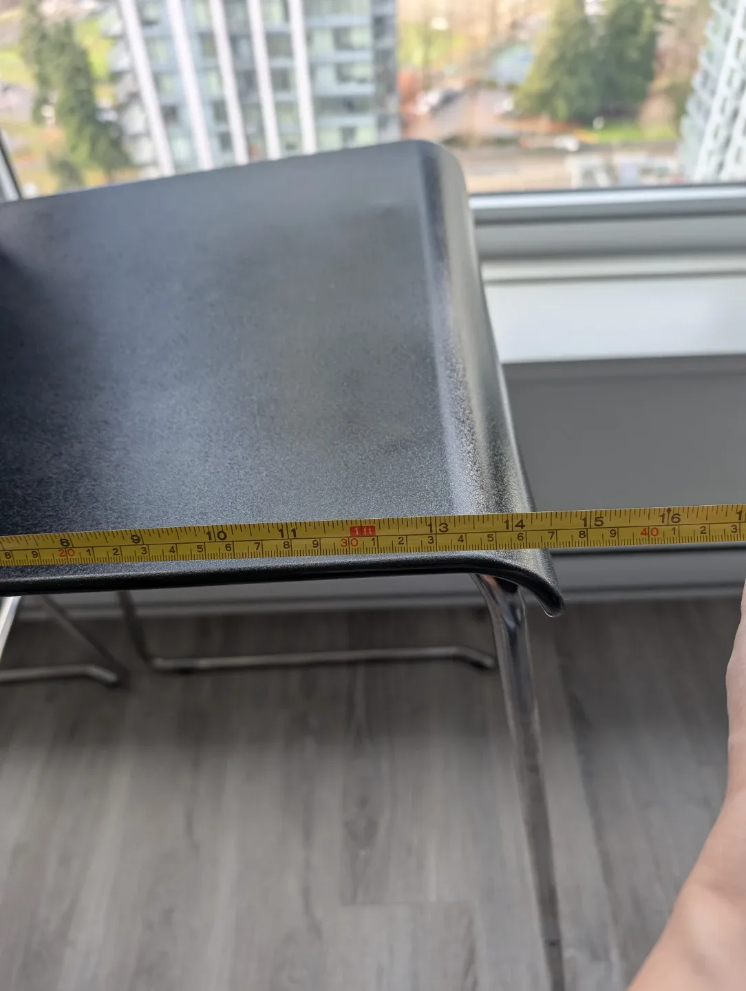 Pair of Black Bar Stools - 30" Height image indicator(6)