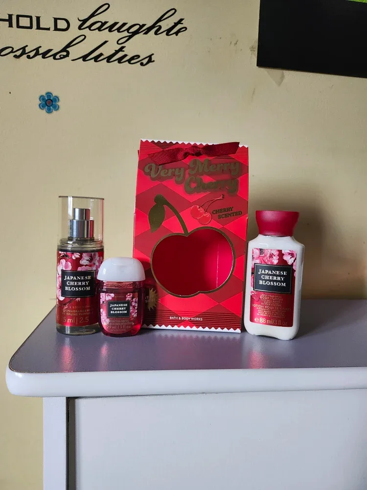 Japanese Cherry 🍒 Blossom 🌸 BBW Mini Gift Set