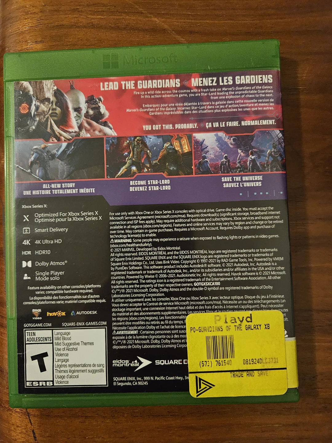Guardians of the Galaxy - Xbox Series X/Xbox One - photo 2