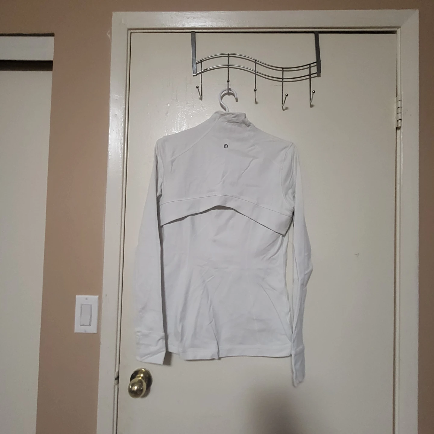 Lululemon White Half Zip Jacket Sz Med - photo 2