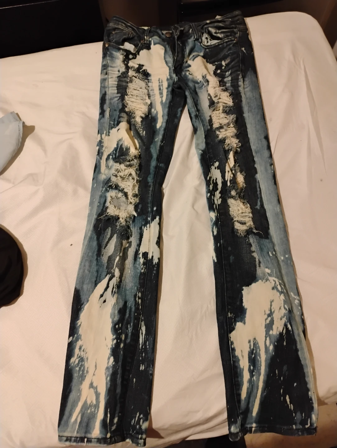 Distressed Denim Jeans