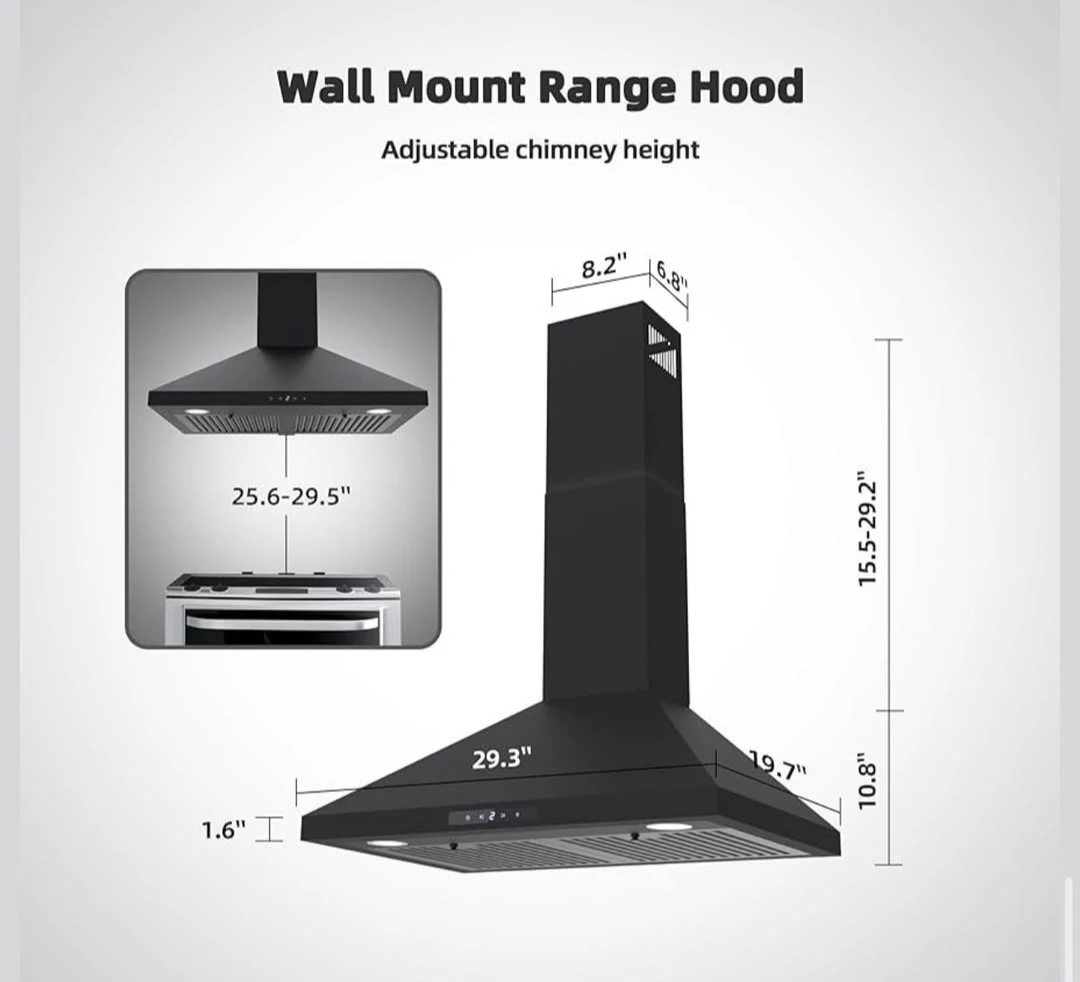 Fire Gas FGS-3D15D675CC Range Hood - New in Box! - photo 5