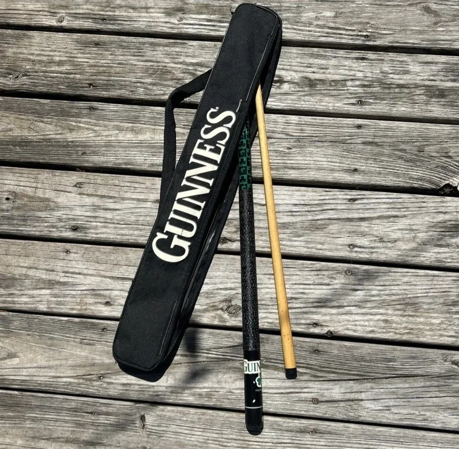 Guinness Pool Cue Stick with Case #Cleanout