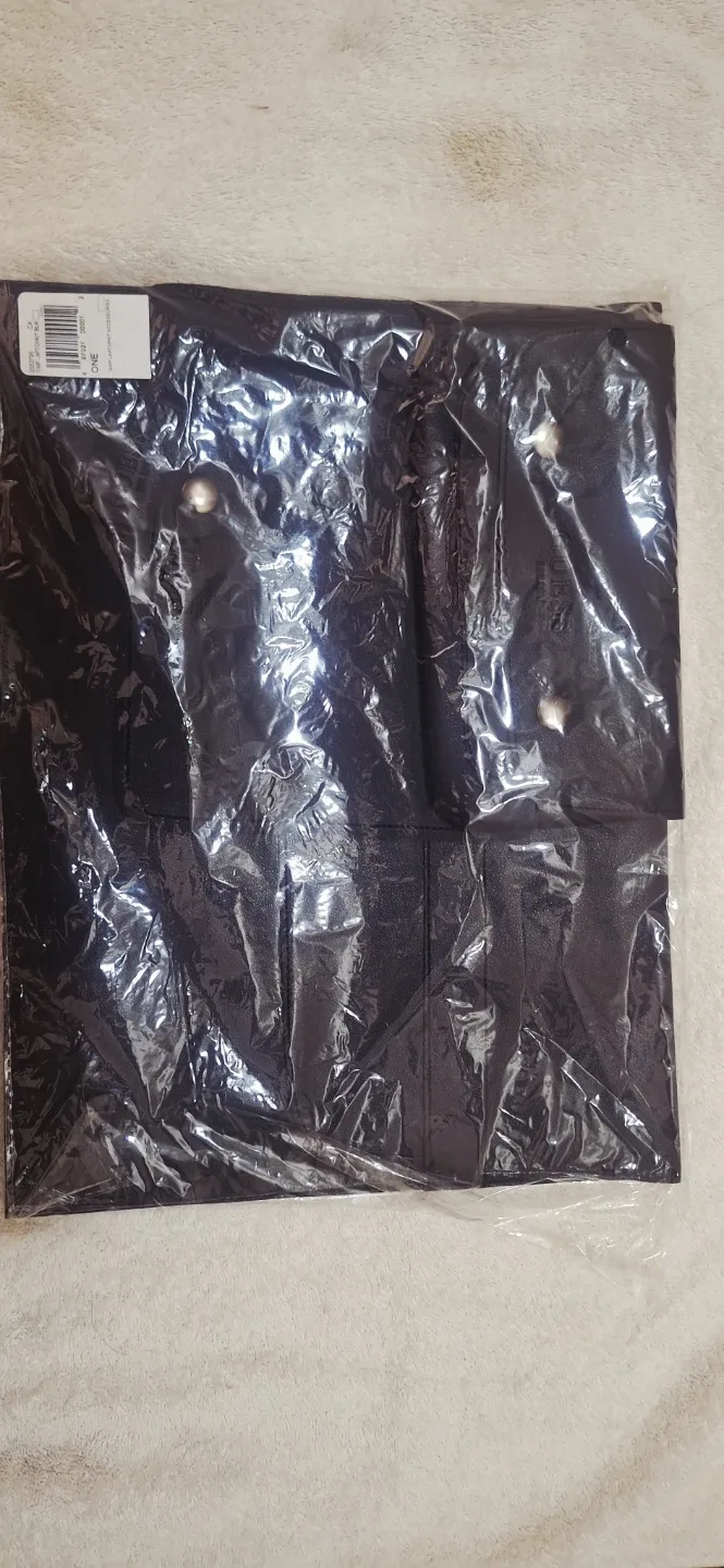 Guess Black Leather Laptop Sleeve Set - New