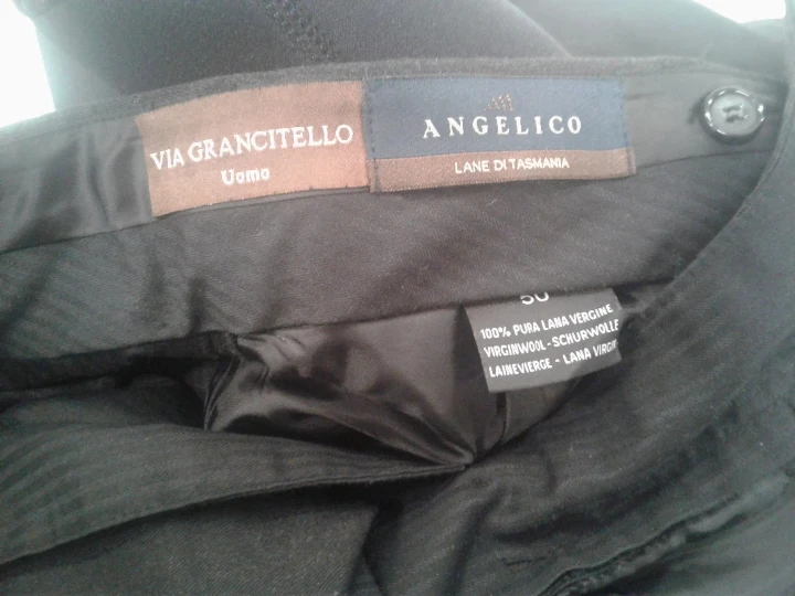Angelico Via Grancitello Wool Trousers Size 34-36 (50 EUR)