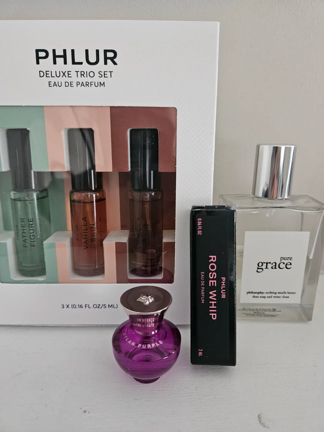 NEW Versace& Phlur Vanilla & Rose Perfume & Lipstick