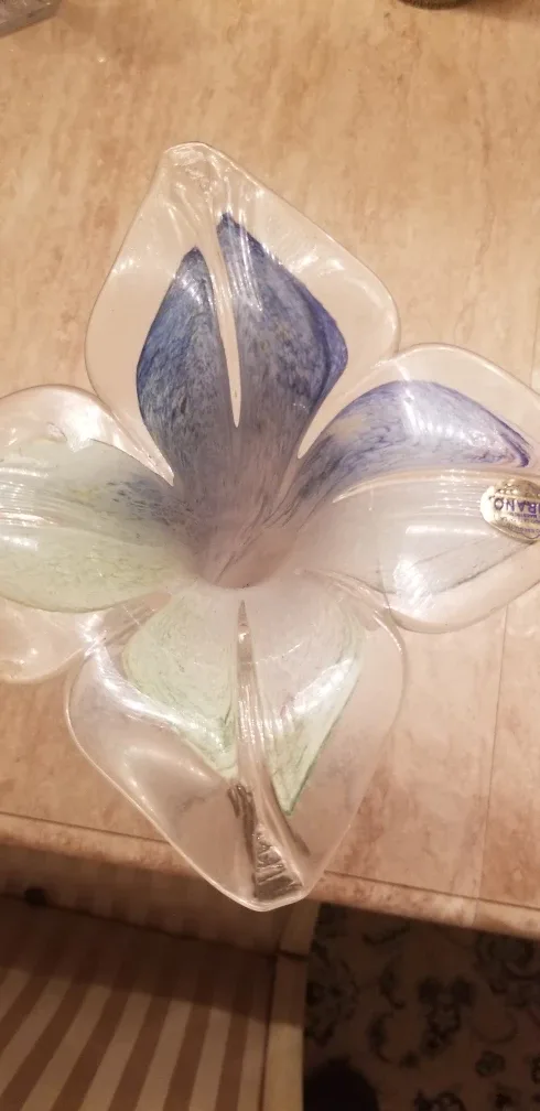 Murano Art Glass Flower Vase