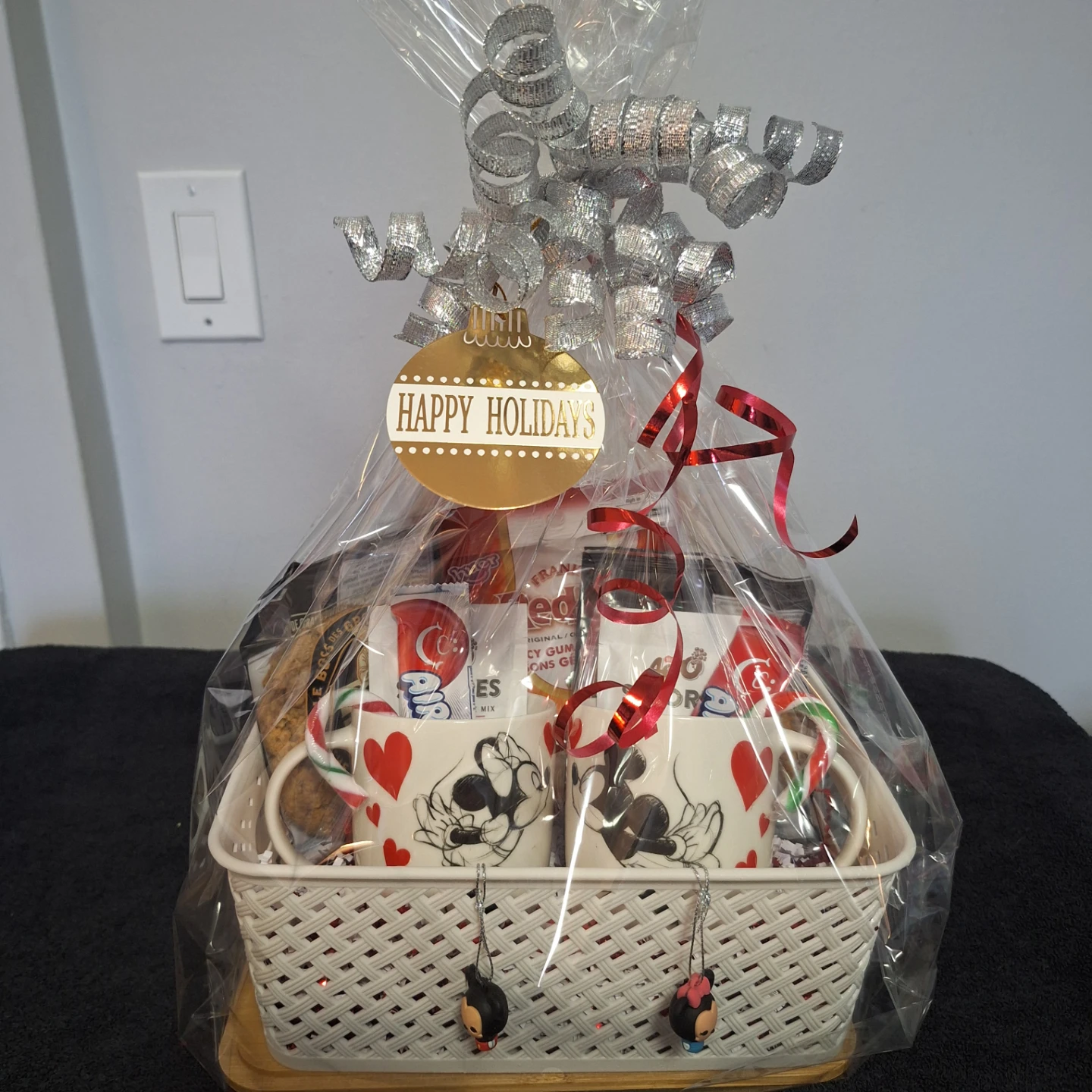 Holiday Gift Basket with Disney Mugs & Treats