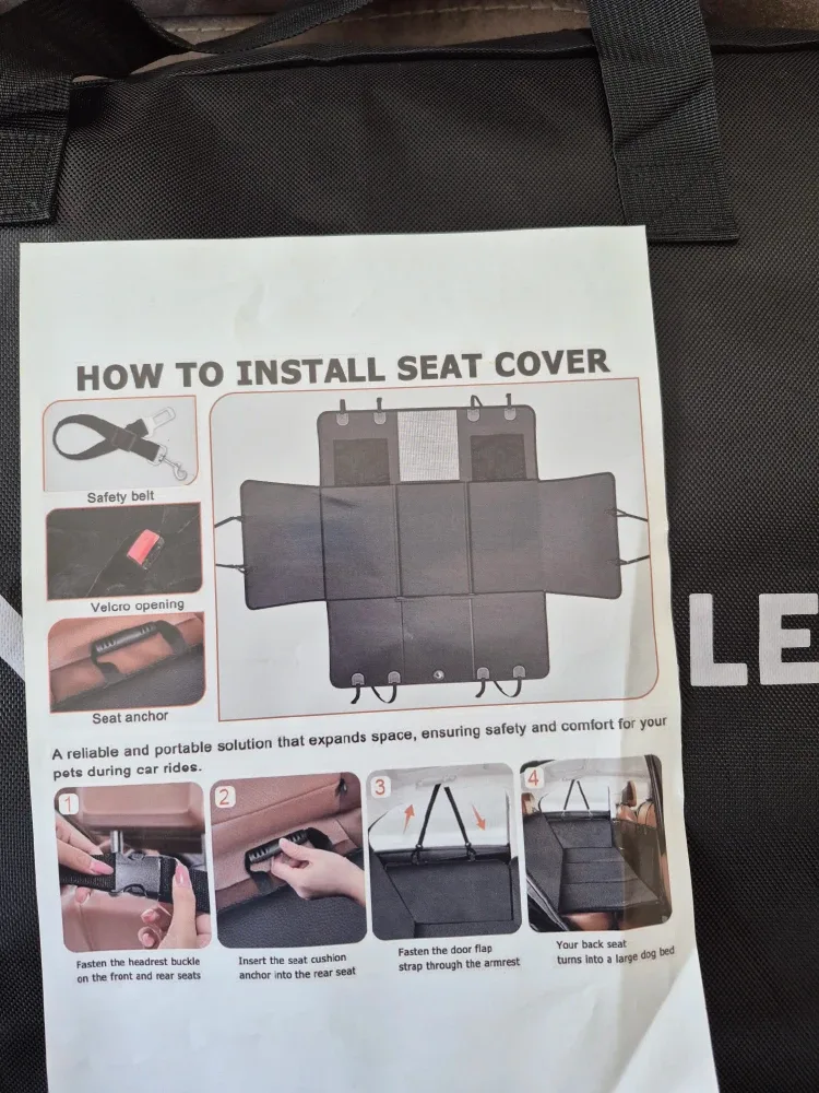 Nidouillet Dog Car Seat Cover - New in Bag image indicator(2)