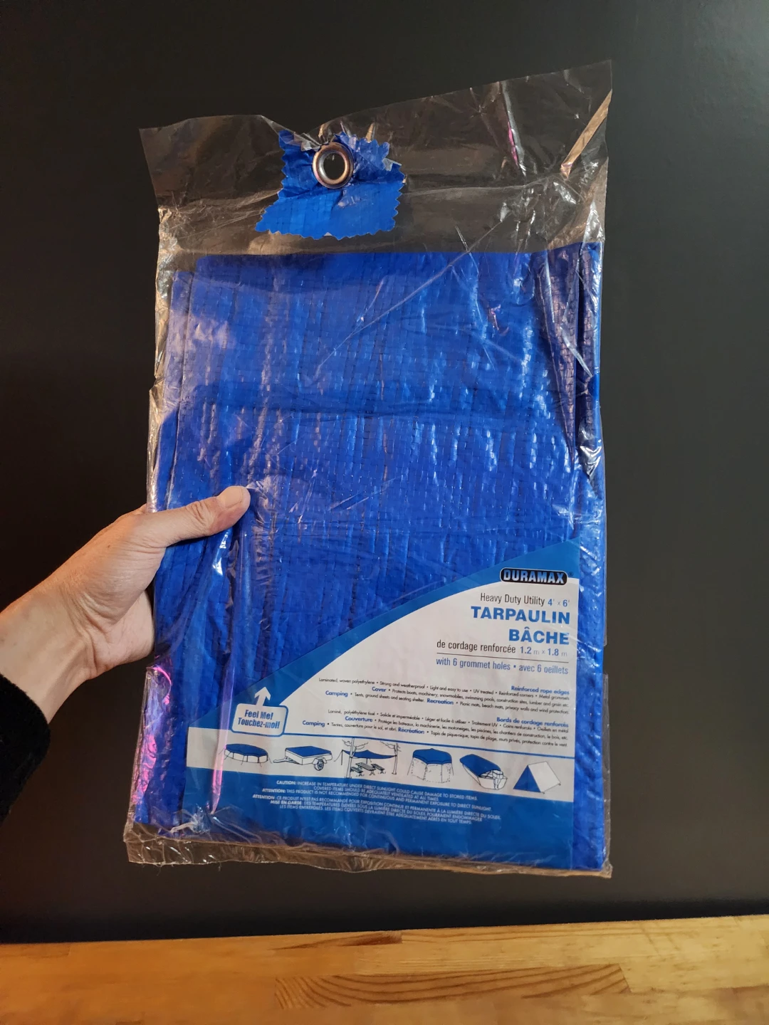 Duramax 4'x6' Heavy Duty Blue Tarp - New in Package #Cleanout