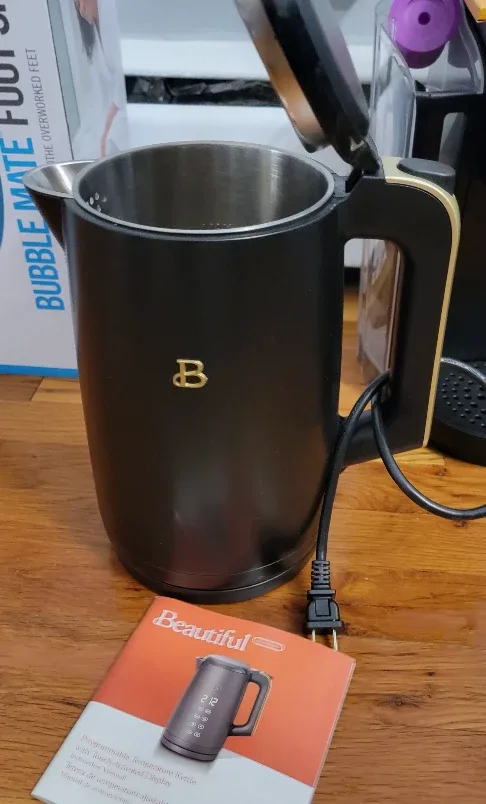 Beautiful Programmable Temperature Kettle - Black