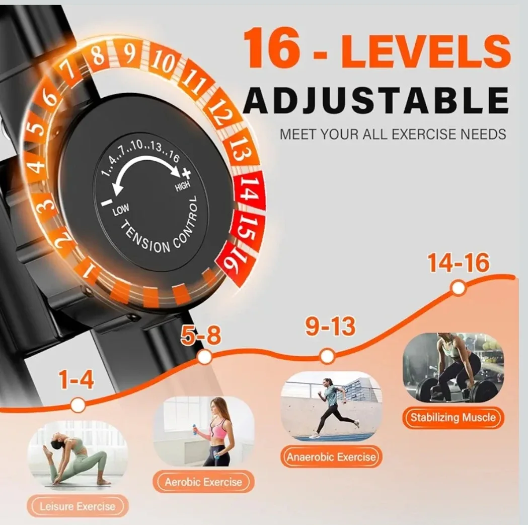 KALWOL Foldable Exercise Bike 5-in-1 - Never Opened image indicator(6)