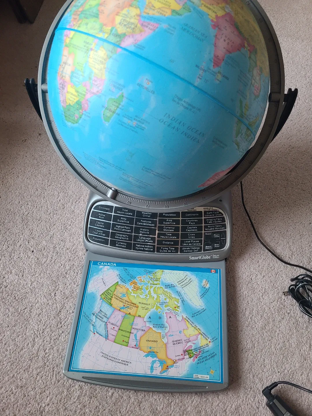 SmartGlobe Deluxe Edition Interactive Globe image indicator(3)