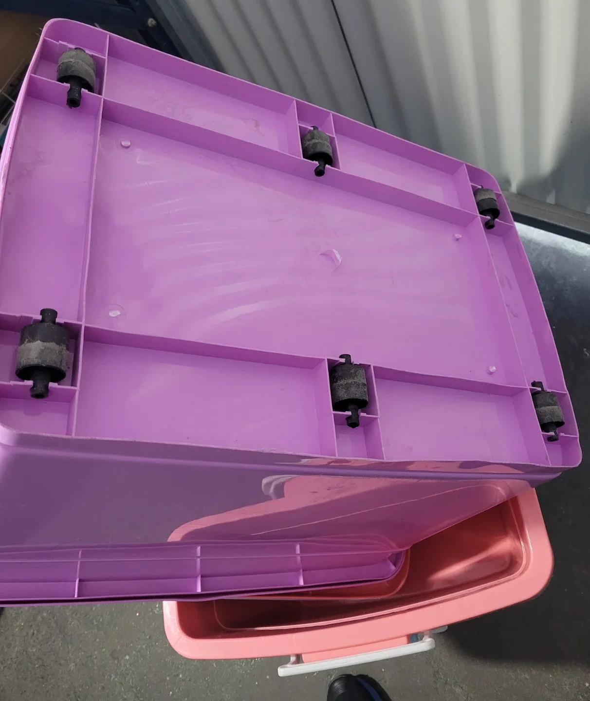 Storage Boxes with Lids and wheels - Set of 3 image indicator(4)