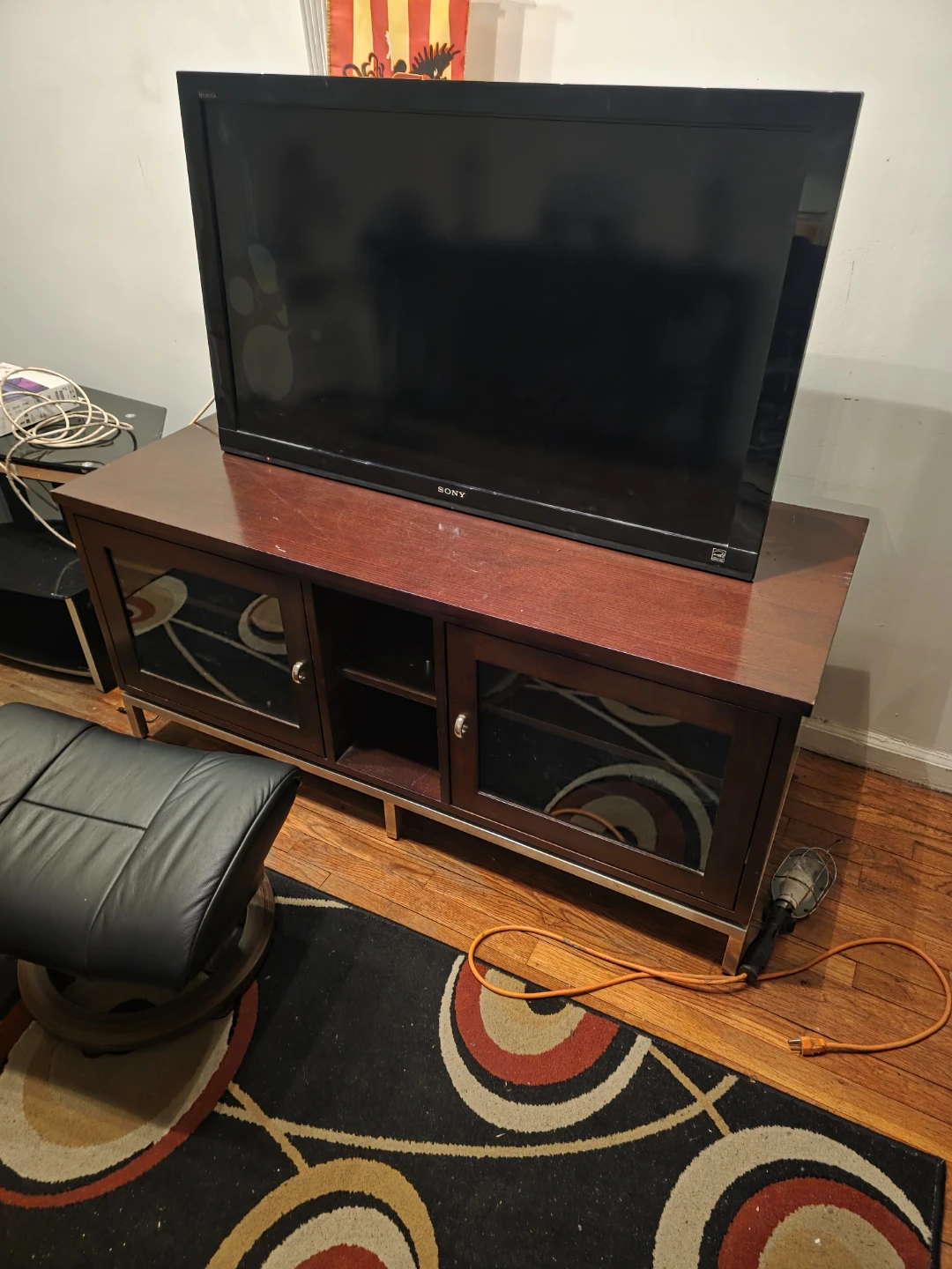Wood TV Stand/Entertainment Center - photo 2