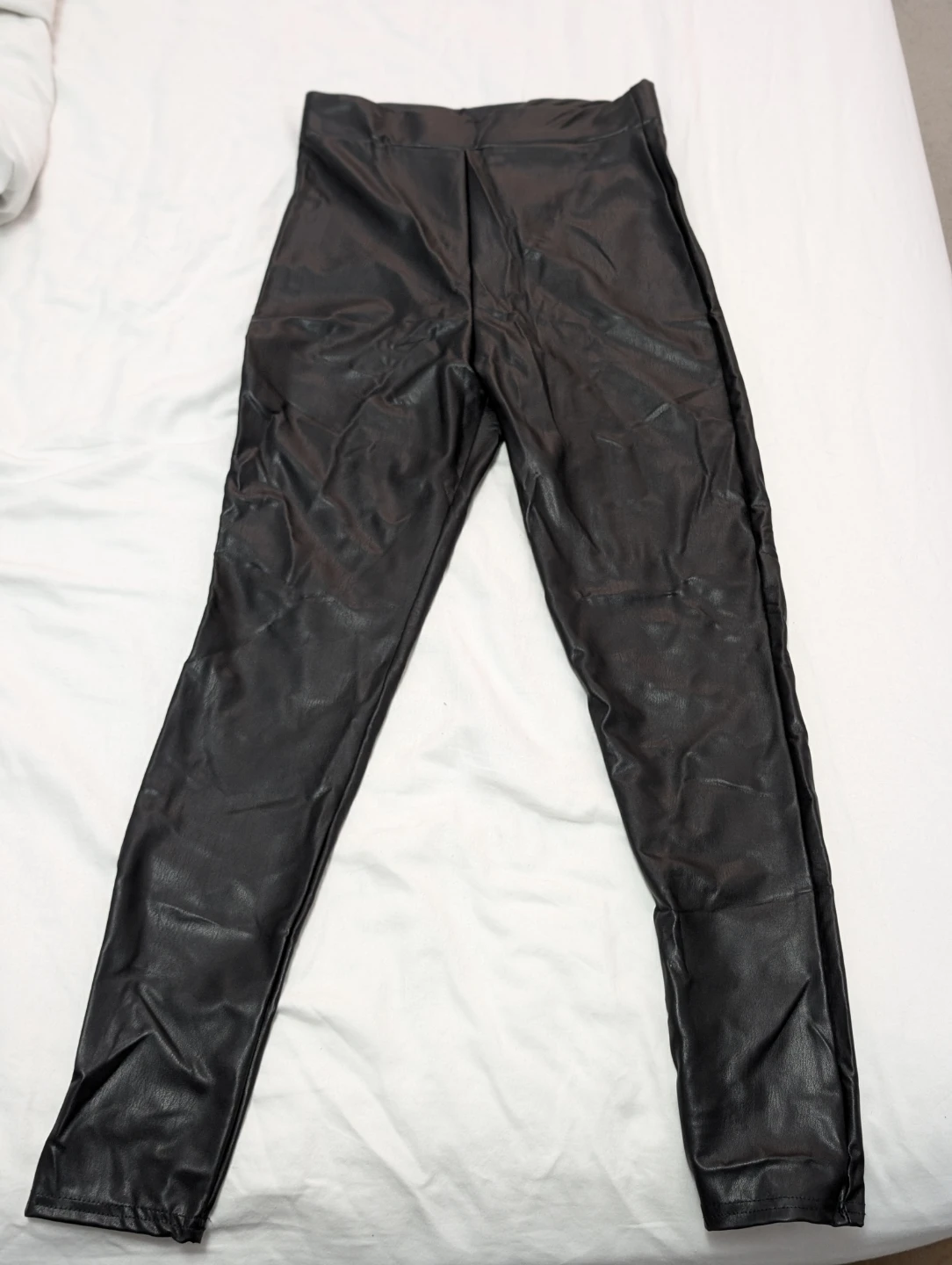 Miss Selfridge Faux Leather Leggings - US 8