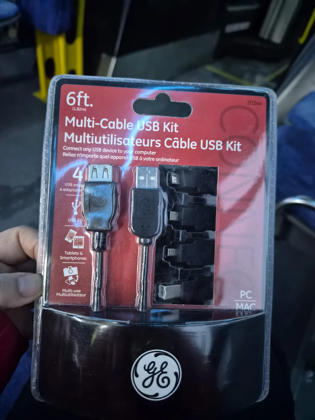 New GE Multi-Cable USB Kit 6ft
