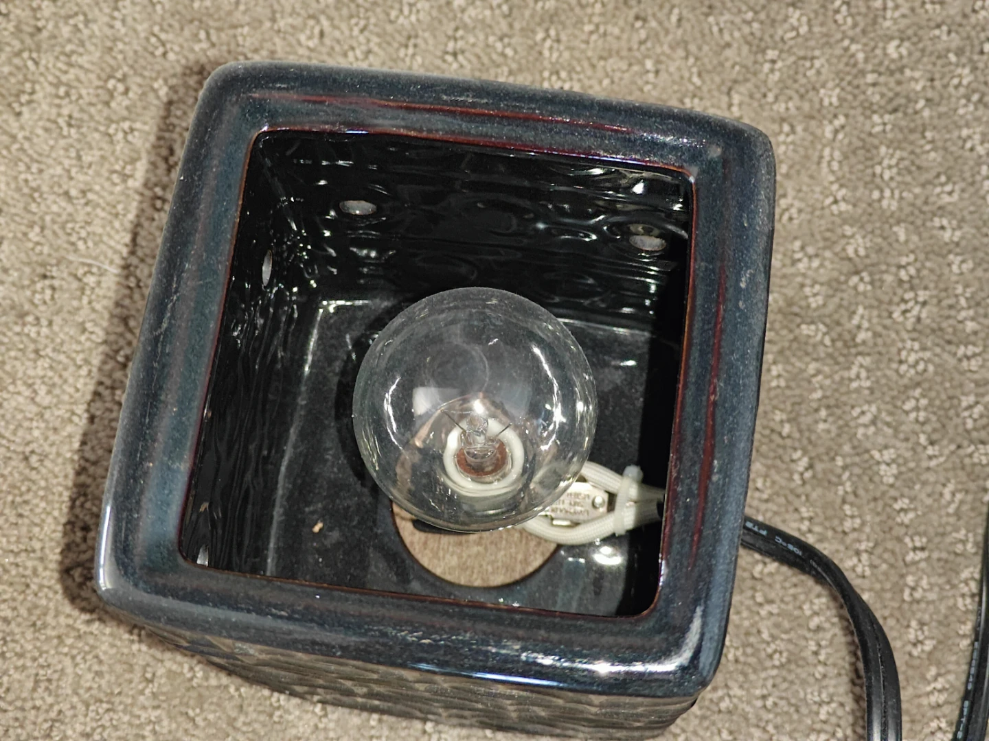 Onyx Scentsy Electric Wax Melt Warmer / Wax Burner Melter - photo 4