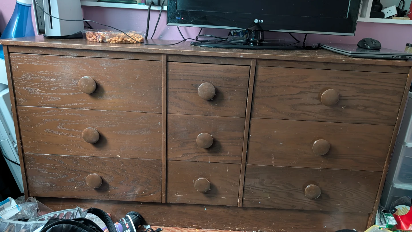 Pure Oak brown dresser - photo 2