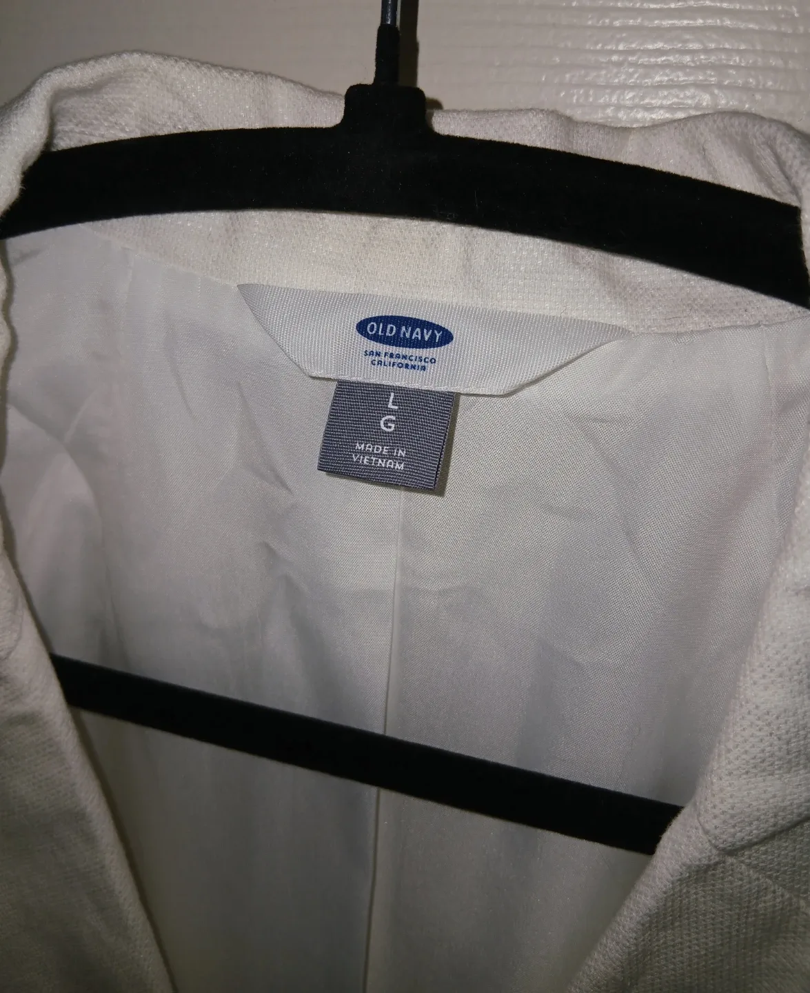 Old Navy White Blazer - Size L image indicator(4)