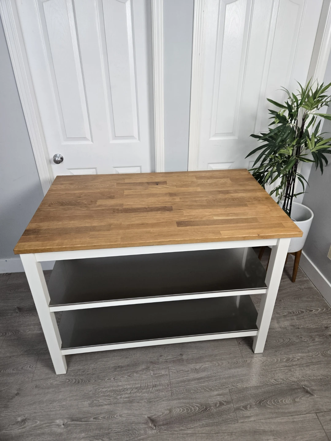 Discontinued ikea stenstorp kitchen island 2 stools - photo 3