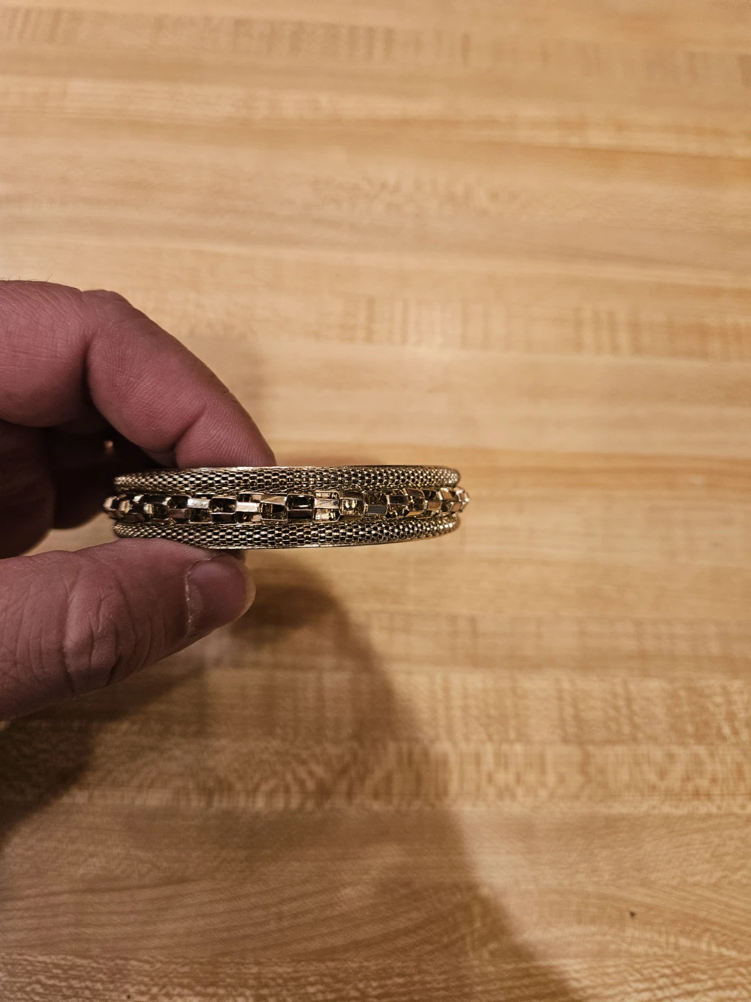 Graziano Gold Tone Bangle Bracelet - photo 3