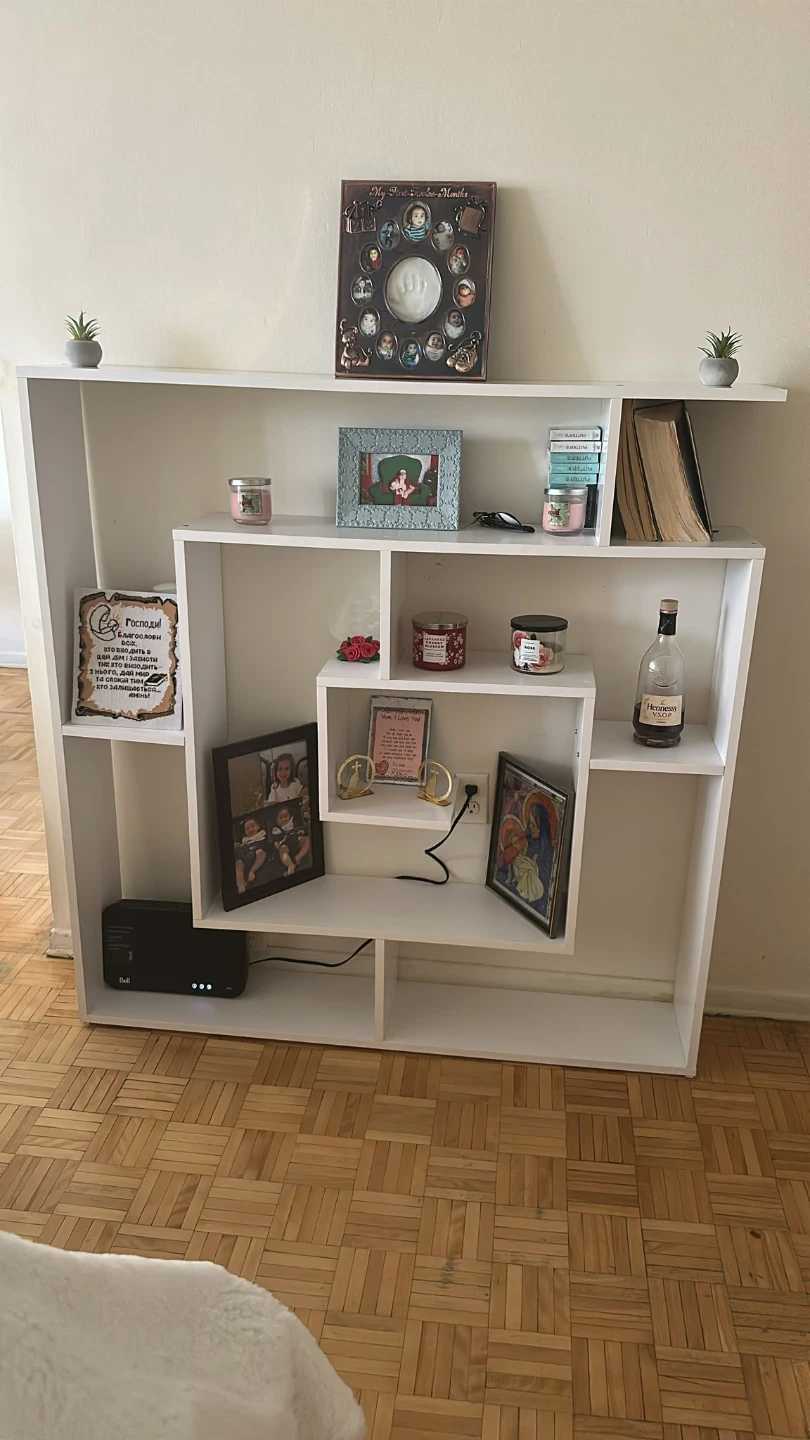 Beautiful  white shelves