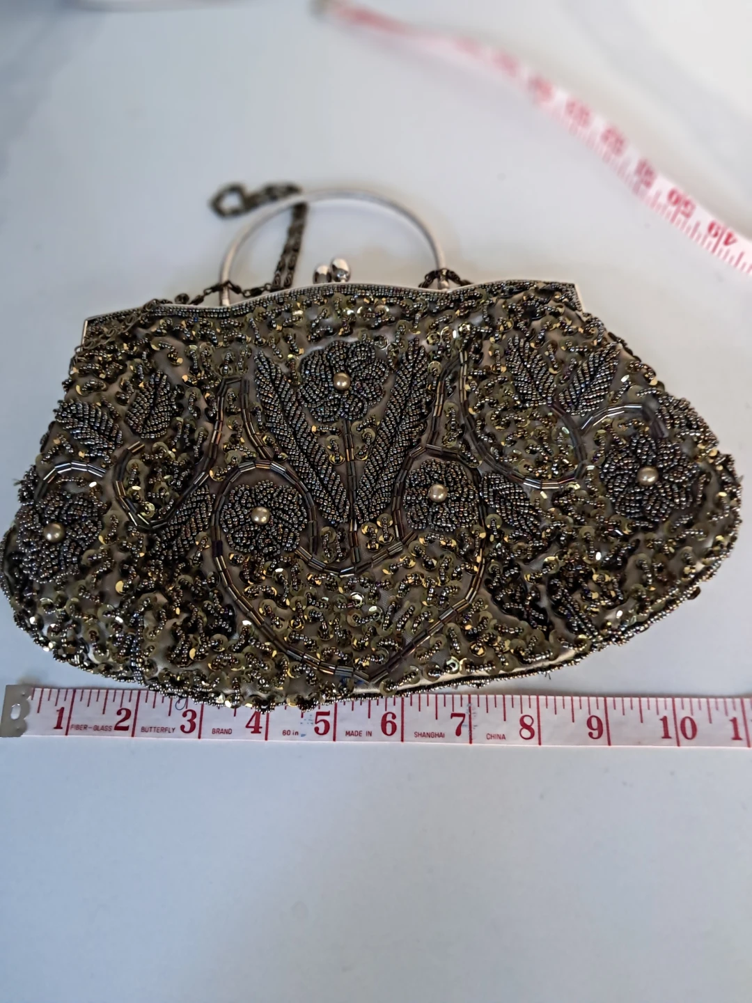 Beaded evening bag #cleanout# - photo 4