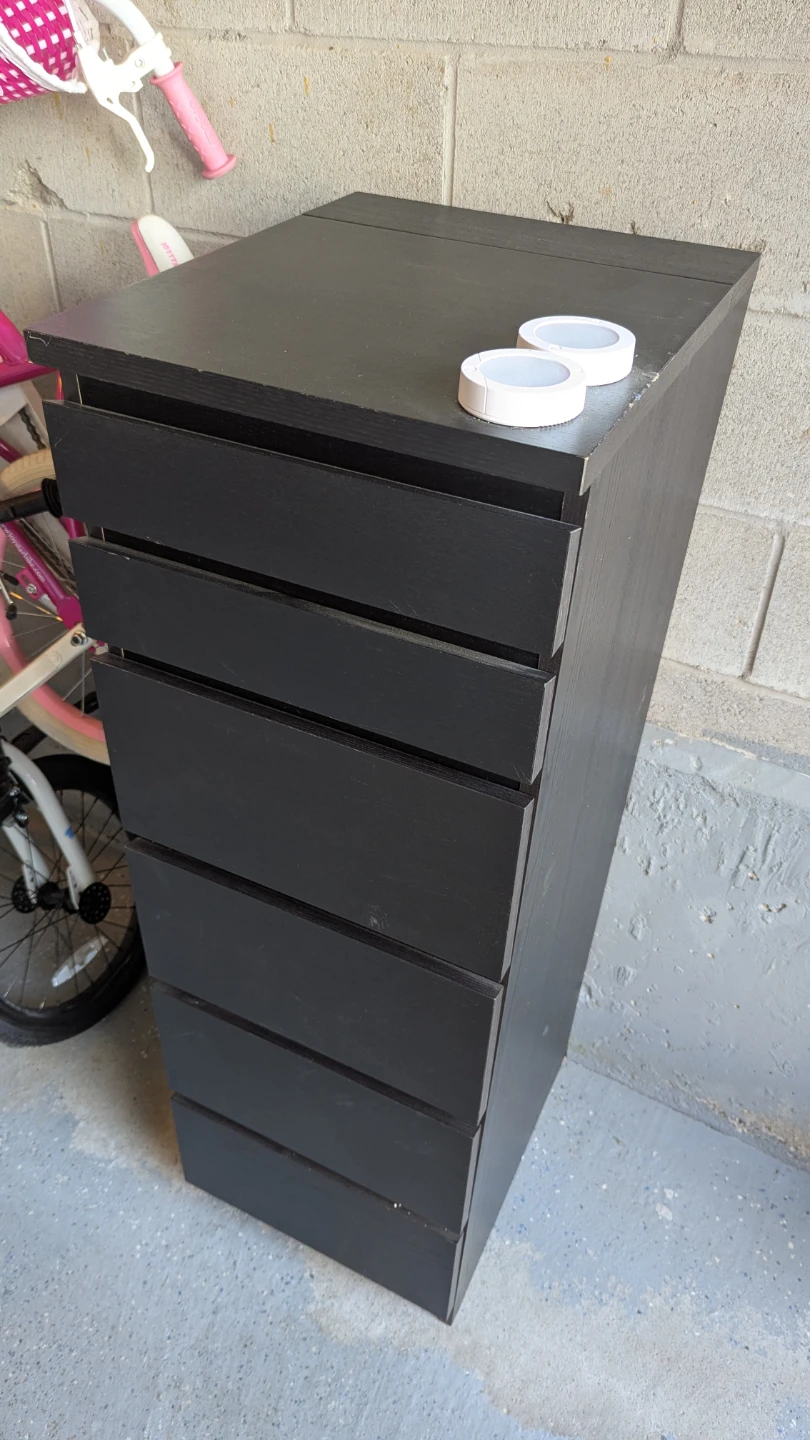 Black 6-Drawer IKEA Dresser