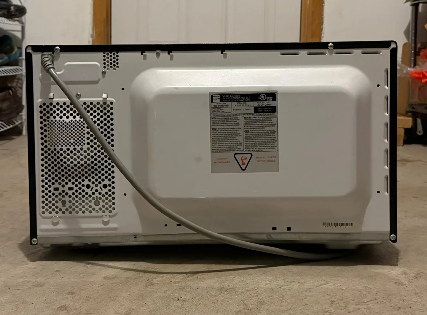 Kenmore Microwave Oven