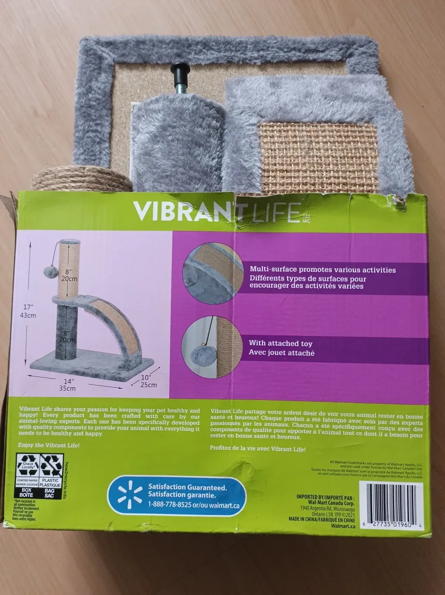 Vibrant Life Deluxe Arch Scratch Post - Cat Furniture image indicator(2)