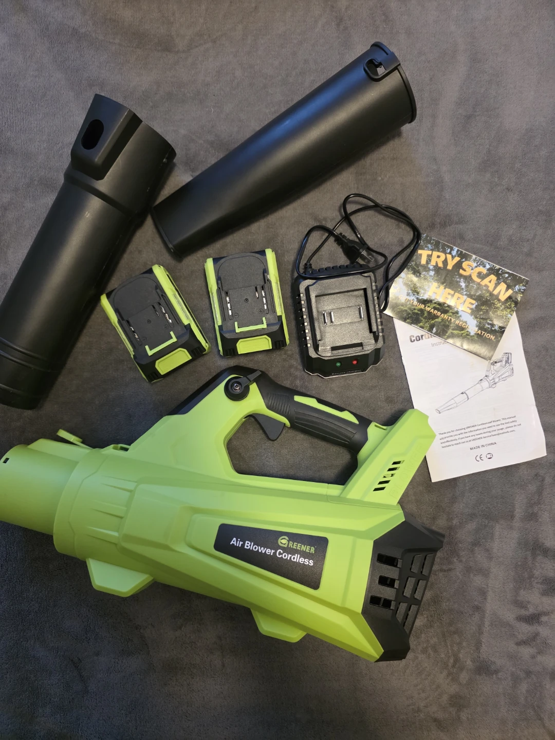 Greener 21V Leaf Blower Cordless - photo 2