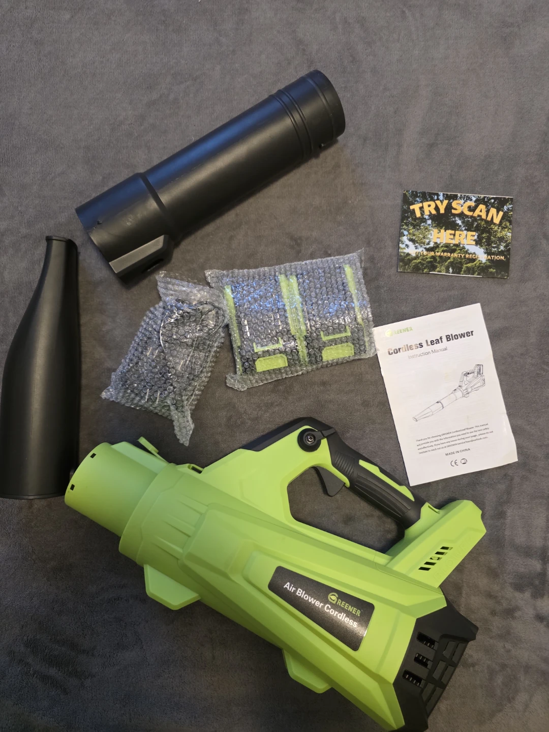 Greener 21V Leaf Blower Cordless - photo 4