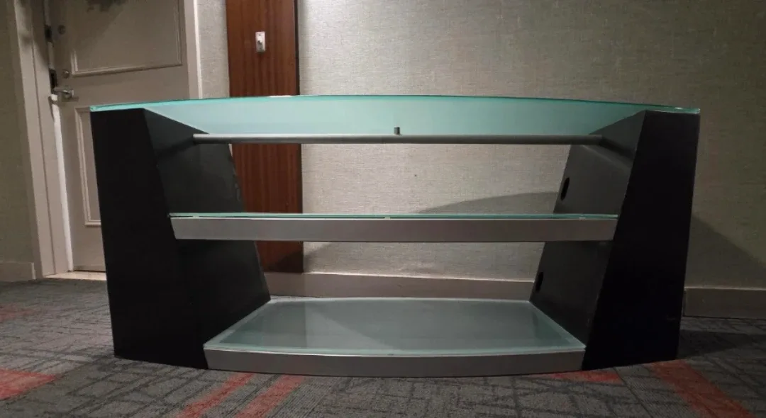 Glass TV Entertainment Center