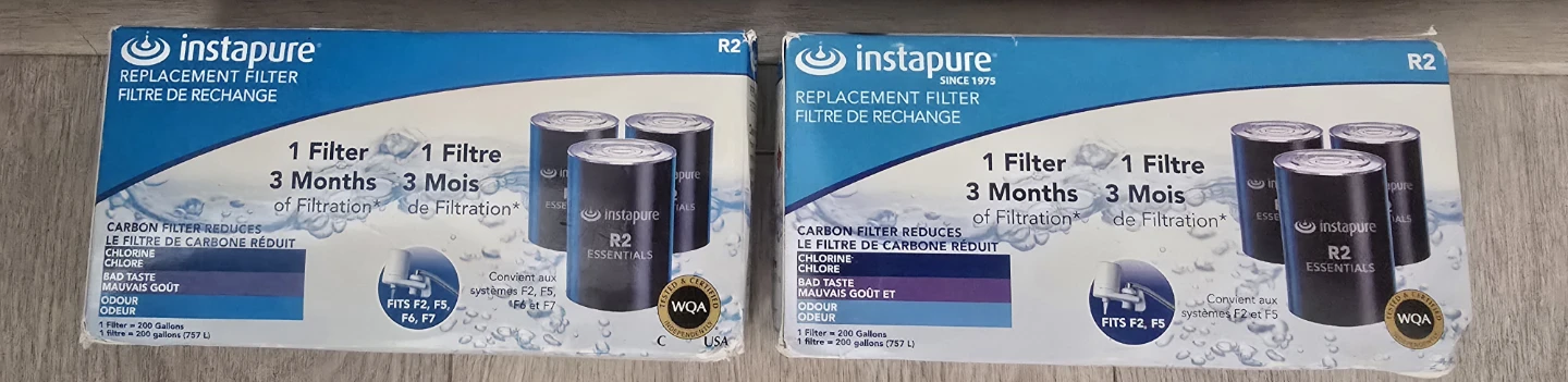 Instapure Faucet Filter Cartridge R2 $20 each 3pk NEW - photo 2