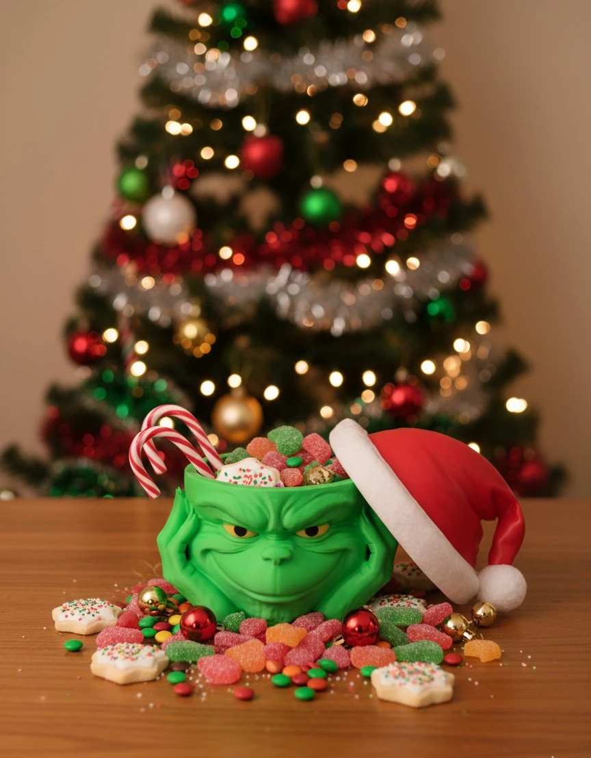 Grinch Candy Bowl