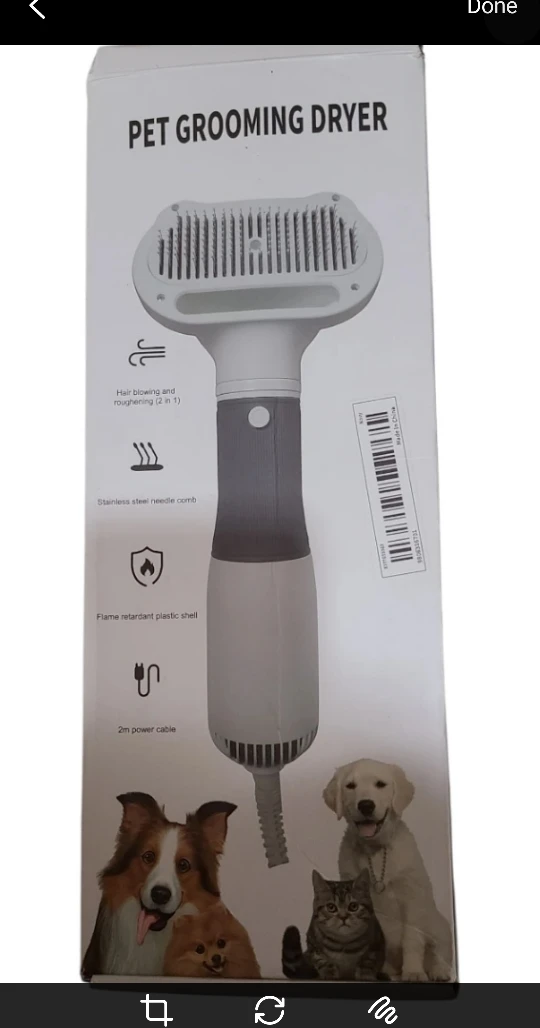 🐶✨ Pet Grooming Dryer – 2-in-1 Blow Dryer + Brush #CLEANOUT - photo 2