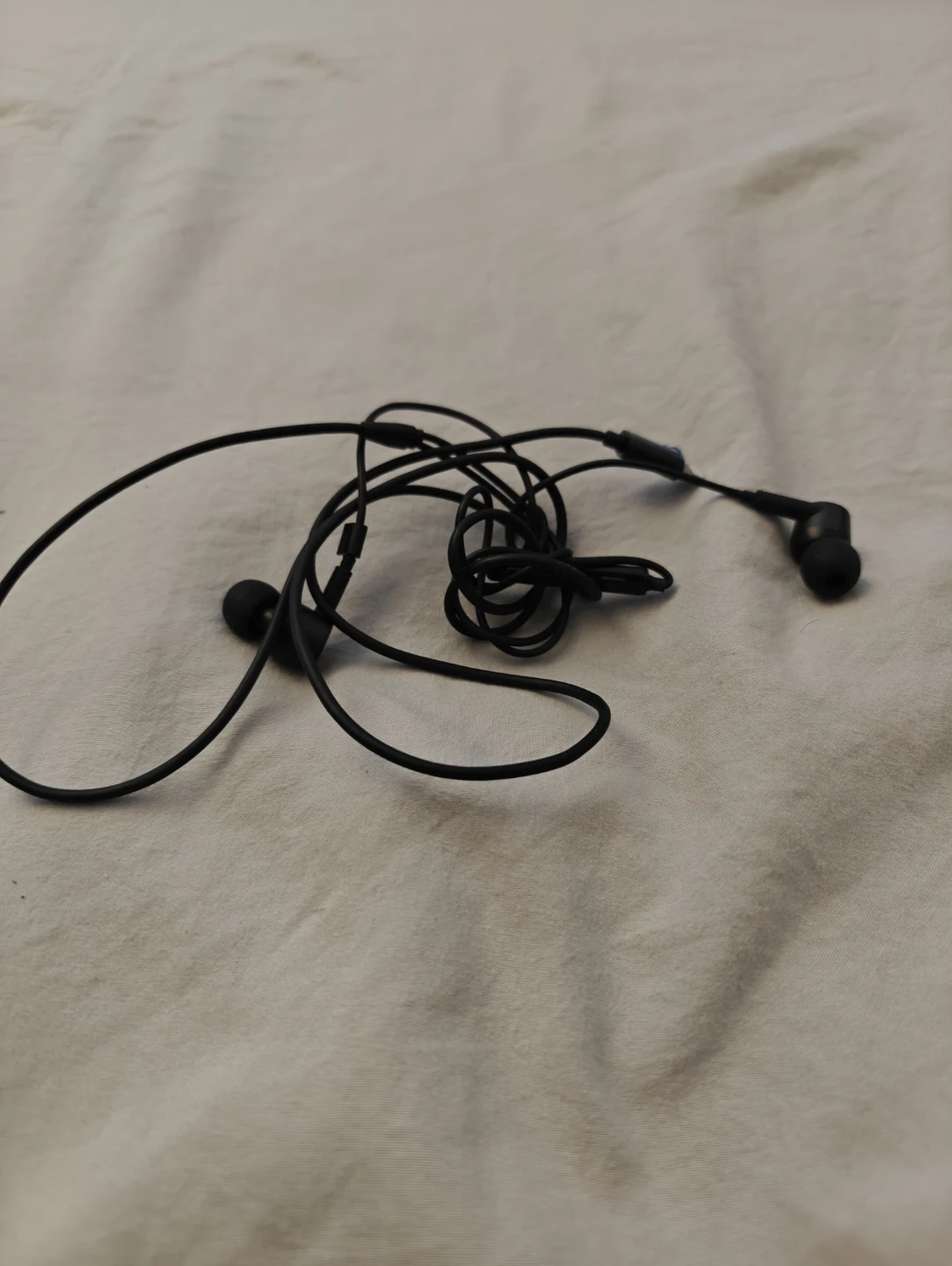Black Wired Earphones