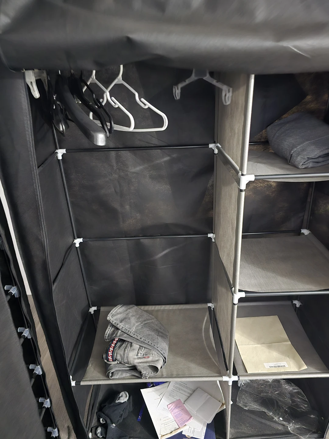 Portable Closet Organizer with Shelves - photo 3
