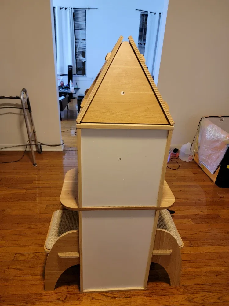 Spaceship Cat Tree Tower Condo image indicator(3)